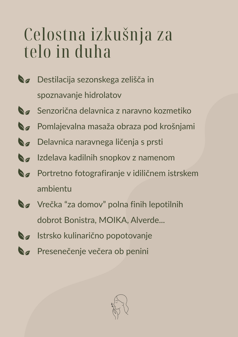 DOGODEK LETA Butični lepotni dan v naravi